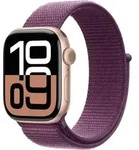Apple Watch 10 42mm GPS Alu Sport Loop rosegold/pflaume - Rosa
