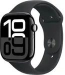 Apple Watch 10 46mm GPS Alu Sport S/M diamantschwarz/schwarz - Schwarz