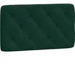 vidaXL Kopfteil-Kissen Dunkelgr&uuml;n 80 cm Samt - Gr&uuml;n