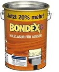 BONDEX Holzlasur hellblau-grau 4,8 l (20 % Gratis!) - Grau