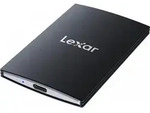 Lexar SL500, 2 TB, USB Typ-C, USB 3.2 Gen 2x2, 2000 MB/s, Schwarz