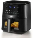 Ariete 4633/00, Hei&szlig;luftfritteuse, 4 l, 1,5 kg, 200 &deg;C, Einzelbild, Schwarz -