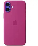 iPhone 16 Plus Silicone Case with MagSafe - Fuchsia - Rosa