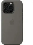 Silikon Case mit MagSafe (grau, iPhone 16 Pro) - Grau