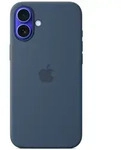 iPhone 16 Plus Silicone Case with MagSafe - Denim - Dunkelblau