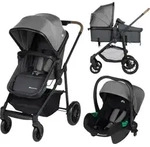 Bebeconfort Haze Trio, Kinderwagen 3-in-1 Komplettset, 0-4 Jahre, 2-in-1-Sitzeinheit,
