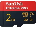 SanDisk Extreme PRO microSDXC UHS-I Speicherkarte 2TB + SD Adapter, bis 250 MB/s