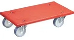 WAGNER Transporthilfe ANTI-RUTSCH - 57,5 x 30 x 14 cm, Bespannung & Rollen ultrasoft