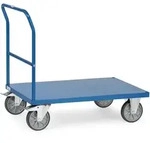 Fetra Schiebeb&uuml;gelwagen 500 kg Ladefl&auml;che LxB 850 x 500 mm, Blechplattform