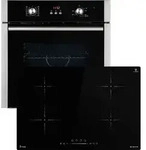 Autarkes Herdset: 60cm Einbaubackofen BO8805SS + 77cm Induktionskochfeld IH87704RL 