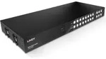 Lindy 38334, AV-Matrix-Umschalter, 3840 x 2160 Pixel, 18 Gbit/s, DTS, LPCM, Schwarz,