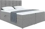 MEBLINI Boxspringbett mit Bettkasten - Gepolstert Doppelbett mit Matratze und...