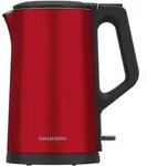 Grundig WK 8340 Wasserkocher Cool Touch Automatische Abschaltung 1,5 L Rot - Rot