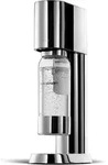 sodastream ENSO Wassersprudler - 1L Sprudlerflasche, Edelstahl, Silber - Silber