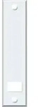 Schellenberg Gurtwickler-Abdeckplatte STANDARD Maxi, 135 mm, wei&szlig;, 53203 - Wei&szlig;