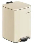 SONGMICS M&uuml;lleimer K&uuml;che, 20 Liter Tretm&uuml;lleimer, Stahl, Softclose &ndash;...