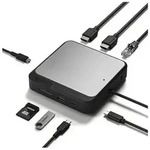 Alogic HDMI Dual 4K Display Docking Station Space Gray - Schwarz/Grau