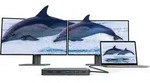 Alogic Dockingstation USB-C 12 in 1 Dual Display Mini MV2 - Grau