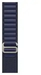 49mm Navy Alpine Loop - Small - Natural Titanium Finish - Navy