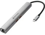 Sharkoon 4044951040704, 1250 Mbit/s, Dunkles Grau, Aluminium, 0,16 m, 23 mm, 157,5 mm