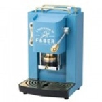 Faber Pro Deluxe Torquoise & Messing ESE Pad Espressomaschine