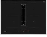 Neff V57THQ4L0, Schwarz, Integriert, 70 cm, Zonen-Induktionskochfeld, Keramik, 4