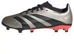 Adidas PREDATOR PRO FG Fu&szlig;ballschuhe Platinmetallic/Aurora Black/Turbo Gr. 45...