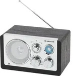 Denver TR-63B, Tragbar, Analog, AM, FM, 1,5 W, Schwarz, Extern - Schwarz