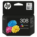 HP 308 Cyan/Magenta/Gelb Original Druckerpatrone, Standardertrag, Cyan, Magenta,