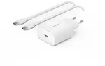Belkin BOOST Charge 25W USB-C Ladeger.PD,1m Ka.WCA004vf1MWH-B6 - Wei&szlig;