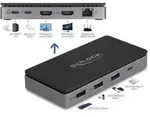Delock - Dockingstation - USB-C / Thunderbolt 3 / Thunderbolt 4 - 2 x HDMI - 1GbE -