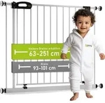 BOMI&reg; T&uuml;rschutzgitter zum Klemmen 63-251 cm | Ohne Bohren | Schlie&szlig;t automatisch 