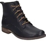 Josef Seibel Sienna 95 Frauen Schn&uuml;rung Leder Stiefel Mit Seite Rei&szlig;verschluss