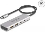 Delock - Hub - 10 Gbps, with 35 cm connection cable - 2 x USB 3.1 Gen 2 + 2 x USB-C -