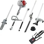 IKRA 4in1 Benzin Multitool IBKH 33-1| Rasentrimmer 43 cm | Freischneider &Oslash; 25,5 cm 