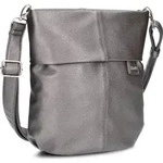 Zwei Mademoiselle.M Schultertasche 27 cm - Grau