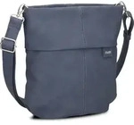 Zwei Mademoiselle.M Schultertasche 27 cm - Dunkelblau