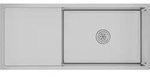 vidaXL Handgemachte Einbausp&uuml;le Edelstahl - Silber