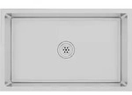 vidaXL Handgemachte Einbausp&uuml;le Edelstahl - Silber