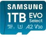 Samsung MB-MC1T0S, 1 TB, MicroSDXC, UHS-I, 160 MB/s, 160 MB/s, Class 3 (U3)