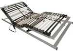 BeCo Luxus E-Move, elektrisch, 140 x 200 cm, 28 Leisten, montiert, Kabelfernbedienung
