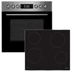Midea - OSK 4875 IX - Einbau-Herdset - Induktion - Edelstahl - Silber/Schwarz