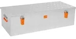 ALUBOX Riffelblech Alukiste 1.5mm St&auml;rke 120L - 120 Liter - Silber