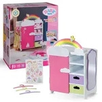 BABY born Regenbogenschrank f&uuml;r Puppenkleidung mit leuchtendem Regenbogen Sounds