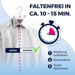 CLEANmaxx Hemdenb&uuml;gler PRO STEAM - automatisch auffrischen, trocknen und b&uuml;geln -
