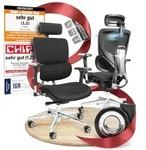 CLOUVOU MasterSeat B&uuml;rostuhl Ergonomisch Schreibtischstuhl Knopf-Automatik,
