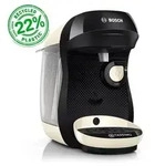 Bosch Tassimo Happy TAS107E, Pad-Kaffeemaschine, 0,7 l, Kaffeekapsel, 1400 W, Beige,