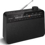 Philips TAR2509/10, Tragbar, Analog, AM, FM, Analog, 3,5 mm, Schwarz - Schwarz