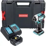 Makita DTD 154 SF1J-R Akku Schlagschrauber 18V 1/4" 175Nm Brushless + 1x Akku 3,0 Ah