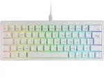 Mars Gaming MKMINIPRO, 60%, Kabelgebunden, USB, Mechanischer Switch, RGB-LED, Wei&szlig; -